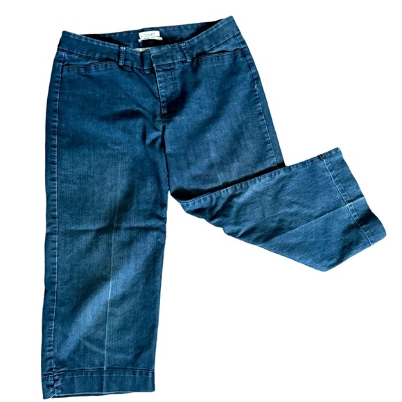 Docker Jean Pedal Pusher Sz 8 - Picture 1 of 12